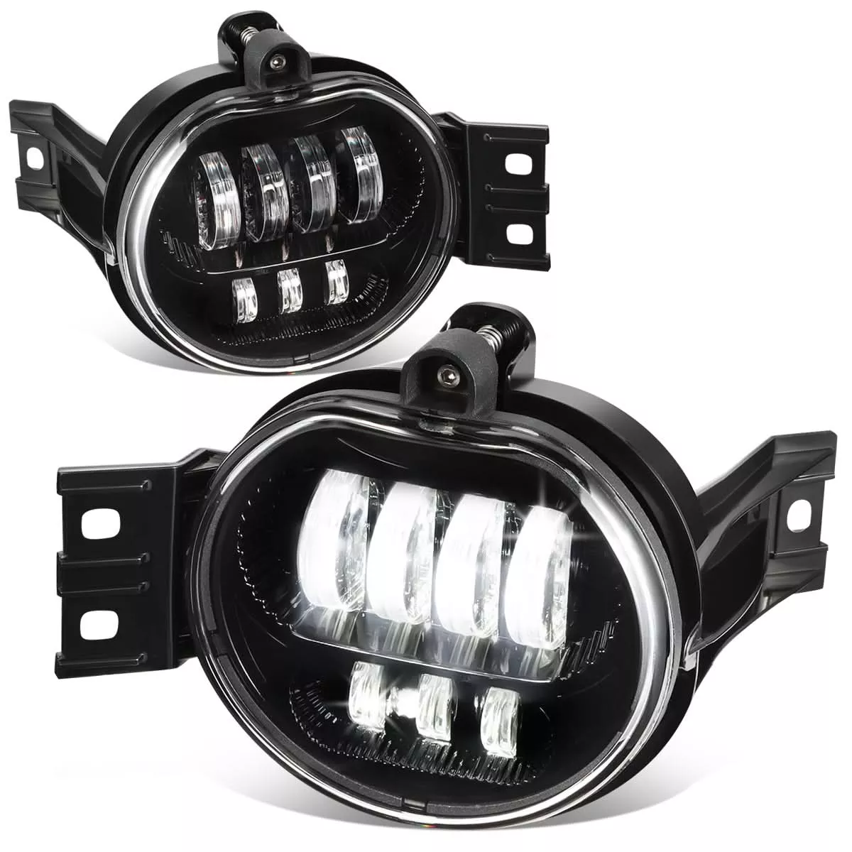 02-08-dodge-ram-1500-03-09-ram-2500-3500-clear-fog-lights 02-08 Dodge Ram 1500 / 03-09 Ram 2500 3500 Clear Fog Lights