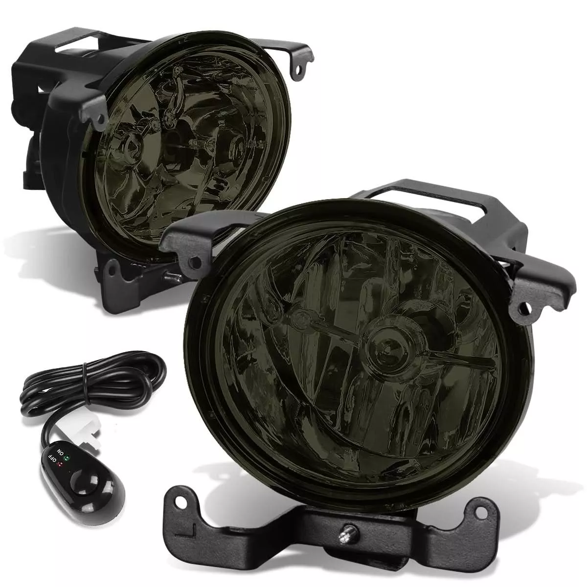 03-06-hyundai-accent-smoke-fog-lights-with-switch-881-bulb 03-06 Hyundai Accent Smoke Fog Lights with Switch - 881 Bulb