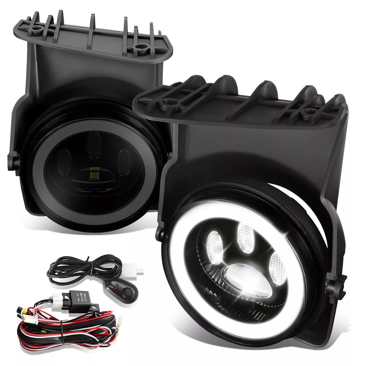 03-07-gmc-sierra-smoke-fog-lights 03-07 GMC Sierra Smoke Fog Lights