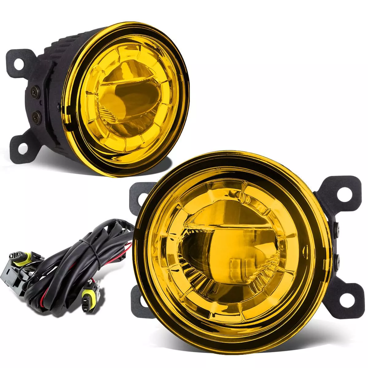 05-16-multiple-models-3-5-round-5w-led-projector-fog-lights-amber 05-16 Multiple Models 3.5" Round 5W LED Projector Fog Lights - Amber