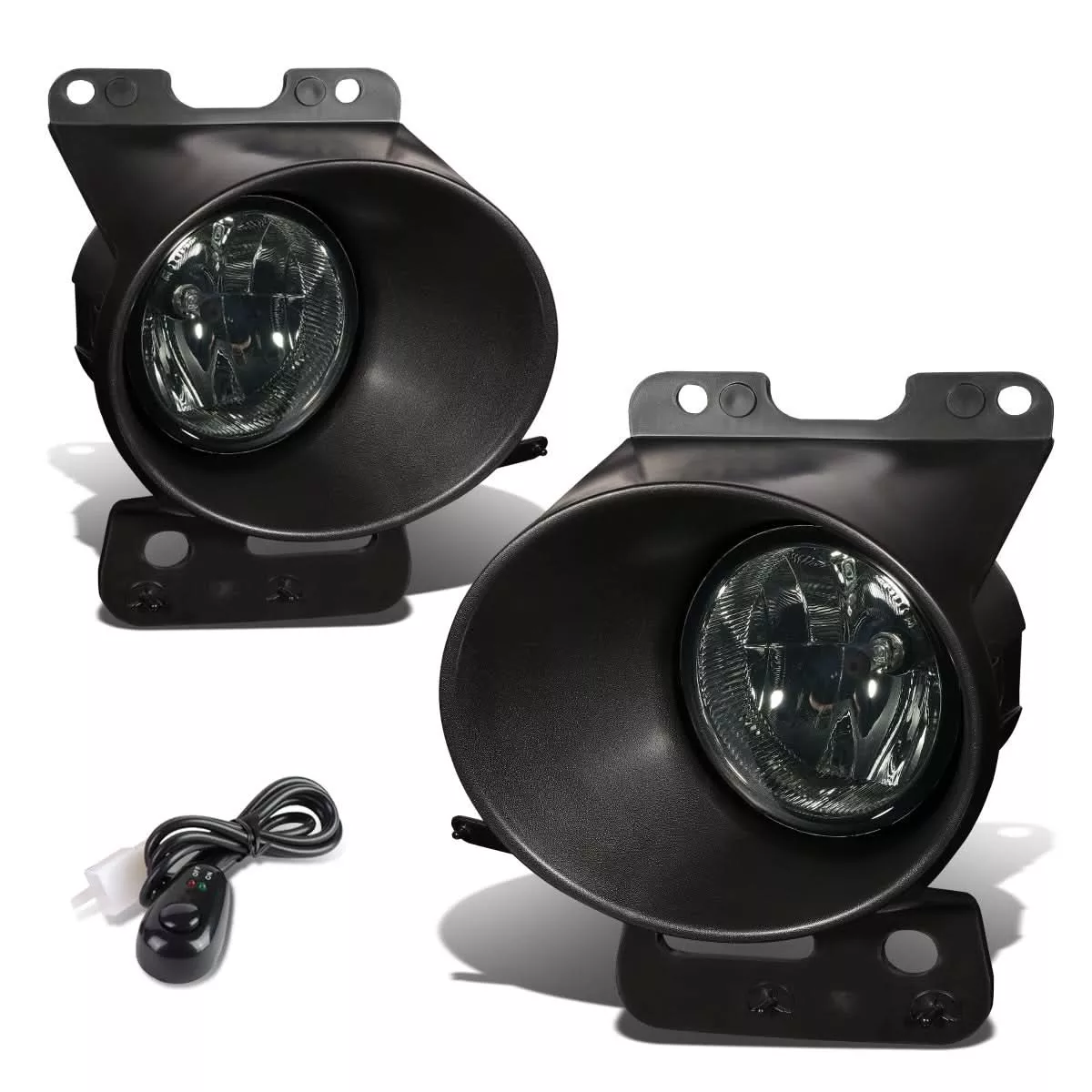 06-08-ford-f-150-lincoln-mark-lt-fog-lights-with-switch-smoke 06-08 Ford F-150 / Lincoln Mark LT Fog Lights with Switch - Smoke