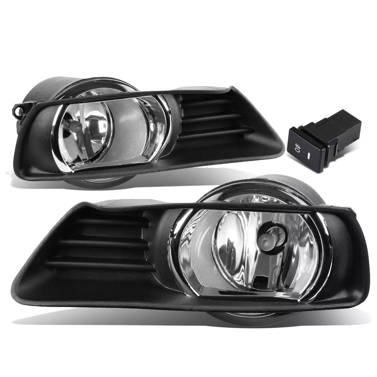 07-09-toyota-camry-fog-lights-w-switch-h11-bulb-clear 07-09 Toyota Camry Fog Lights w/ Switch H11 Bulb Clear