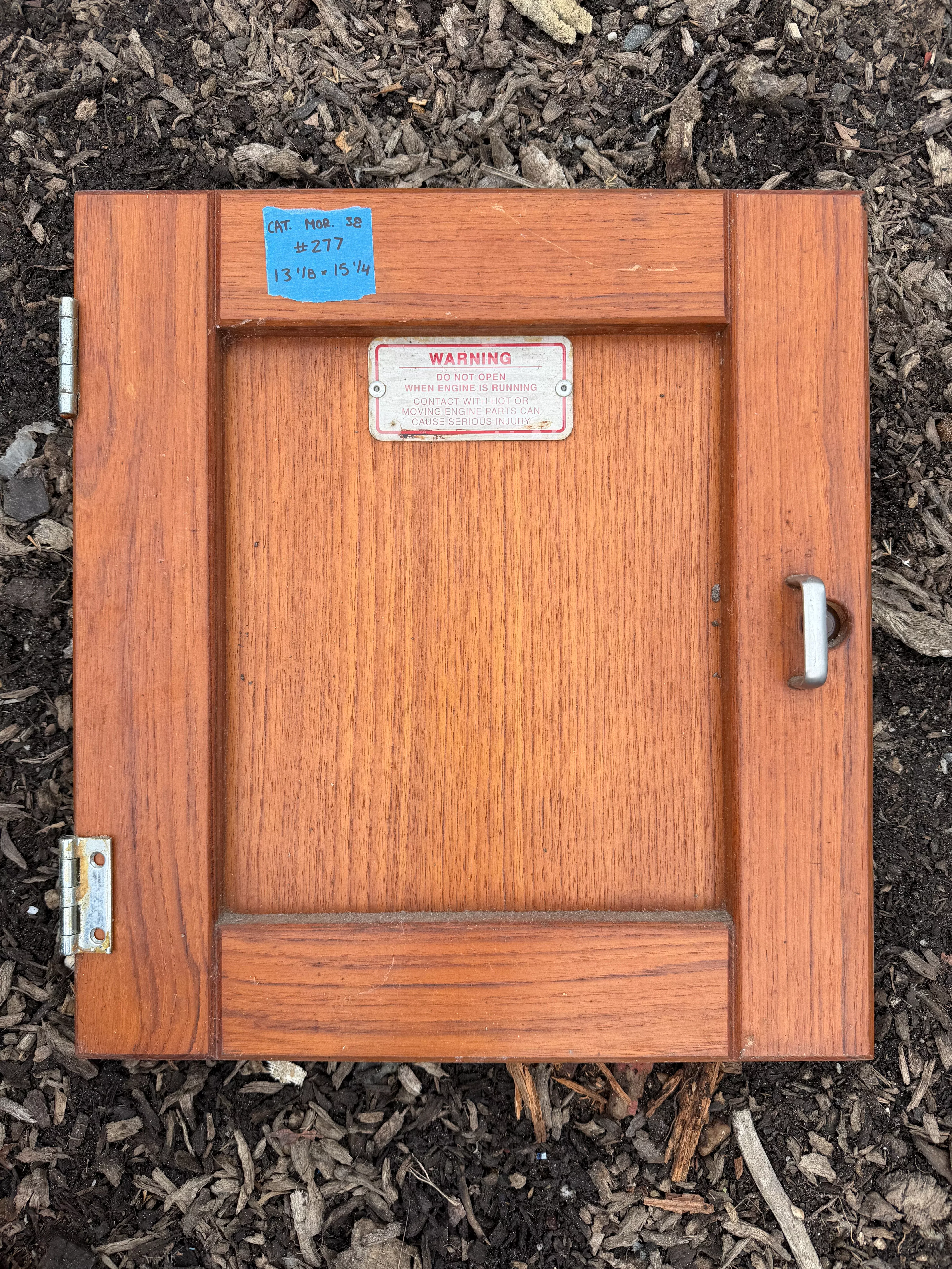 13 1/8" Long x 15 1/4" Wide - Catalina Morgan 38 Cabinet Door -- #277