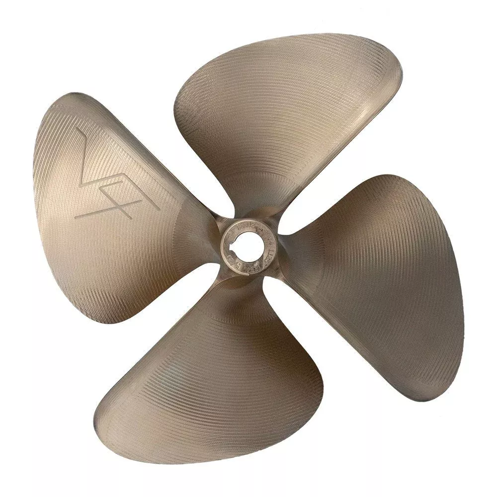 #2924 - OJ WakePro V4 4 Blade 16" x 14" LH 1 1/8" Propeller
