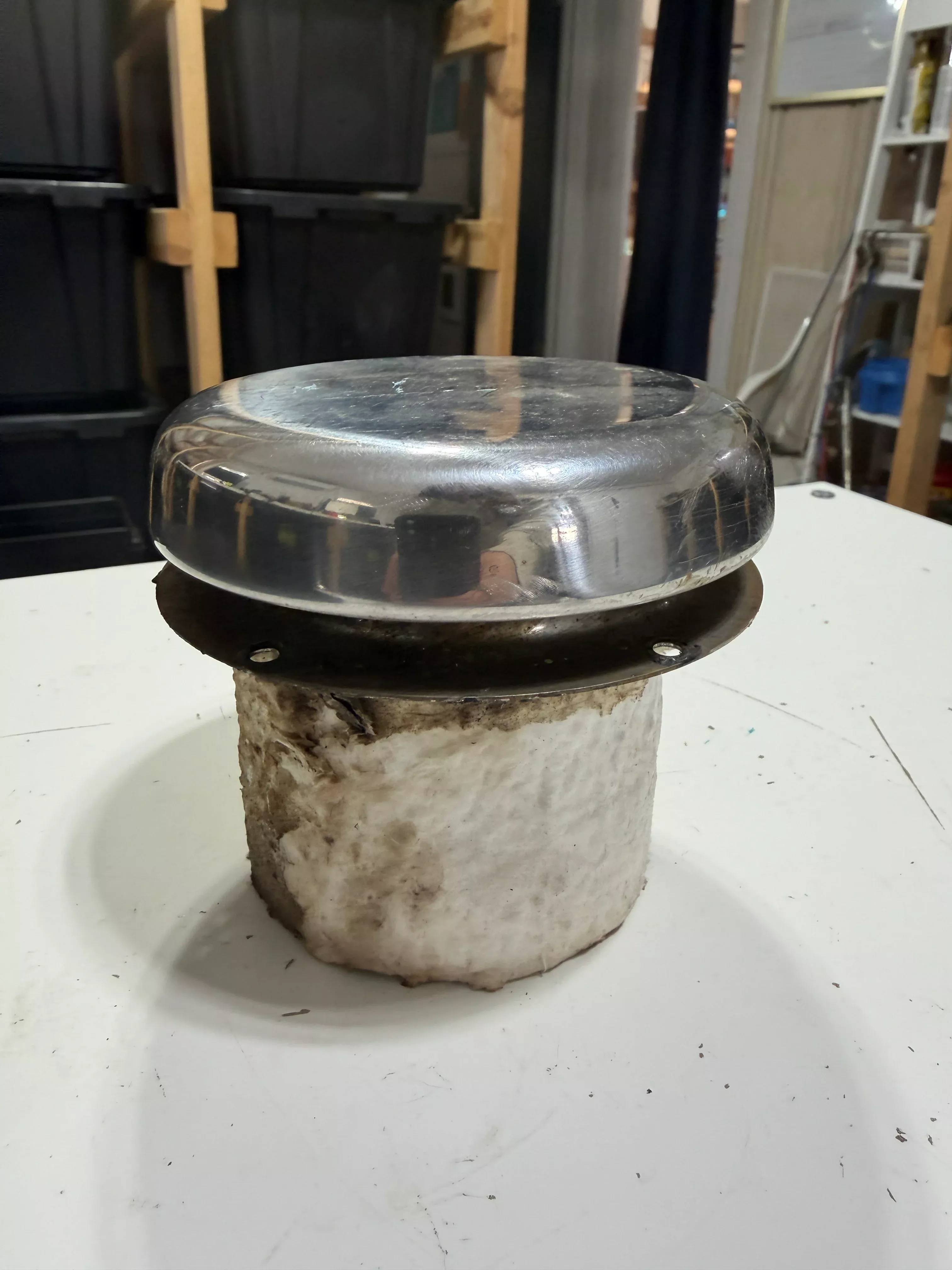 3 1/4" Stainless Mushroom Vent