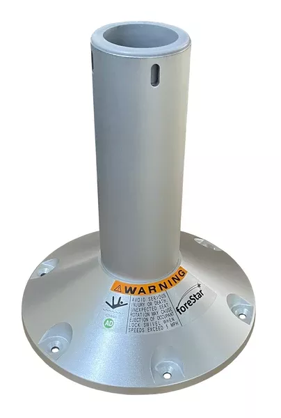 8-fixed-height-pedestal-8-height-anodized-184008-lwos 8" Fixed Height Pedestal - 8" Height, Anodized- 184008-LWOS