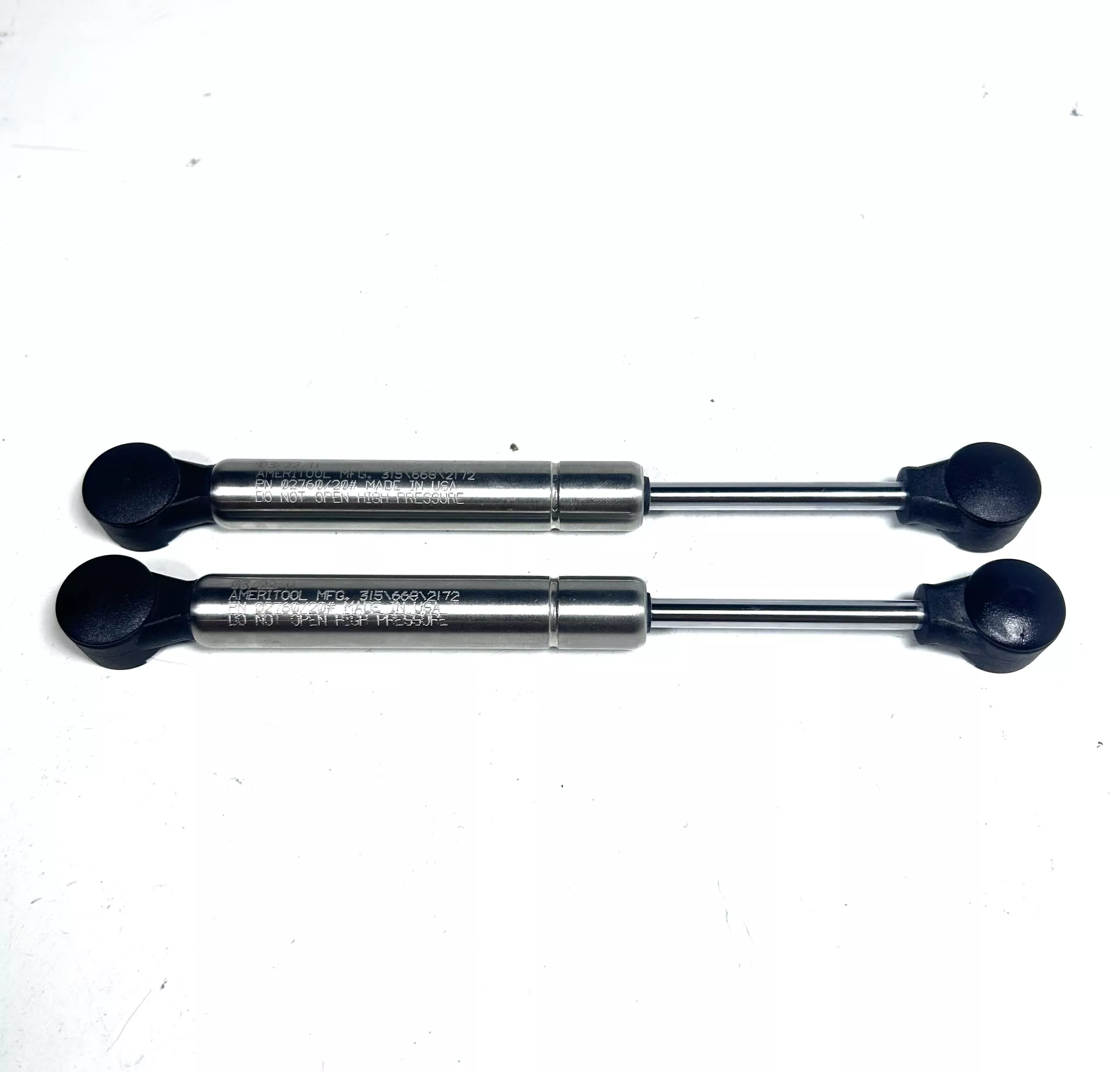 Ameritool 02760/20, Marine Stainless Steel Gas Spring 20 Pounds 7.5'' - 2 Pack