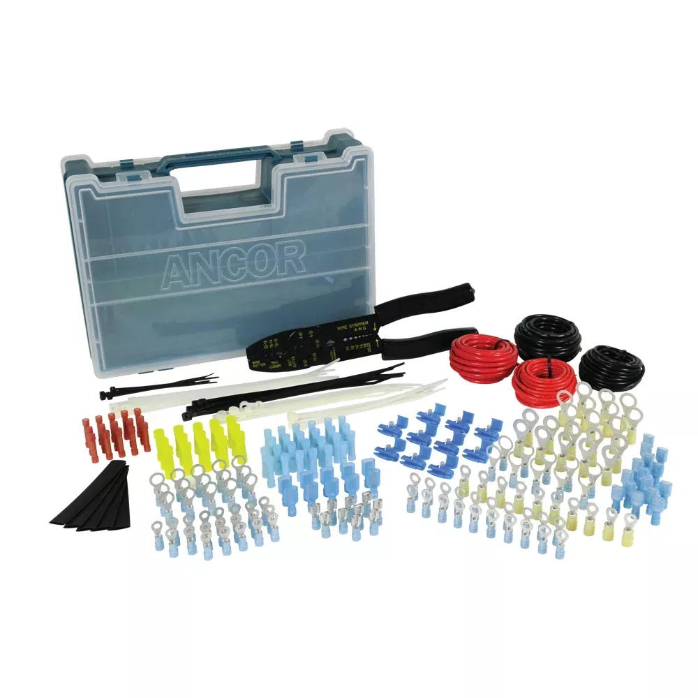 ancor-225-piece-electrical-repair-kit-w-strip-crimp-tool Ancor 225 Piece Electrical Repair Kit w/Strip & Crimp Tool