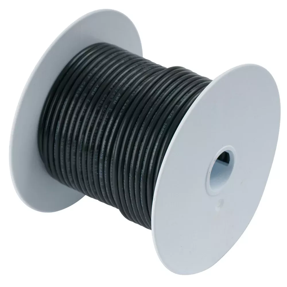 Ancor Black 10 AWG Tinned Copper Battery Cable 25 116002