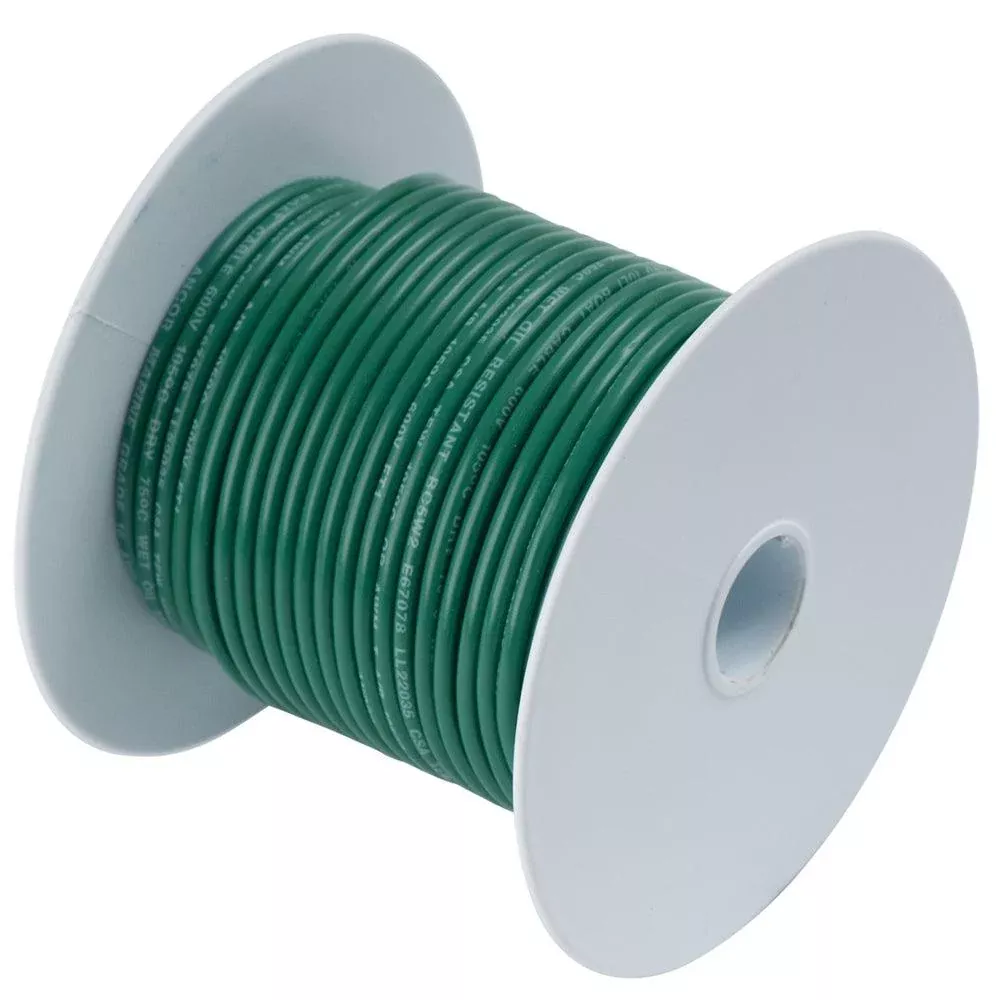 ancor-green-18-awg-tinned-copper-wire-500-100350 Ancor Green 18 AWG Tinned Copper Wire 500 100350
