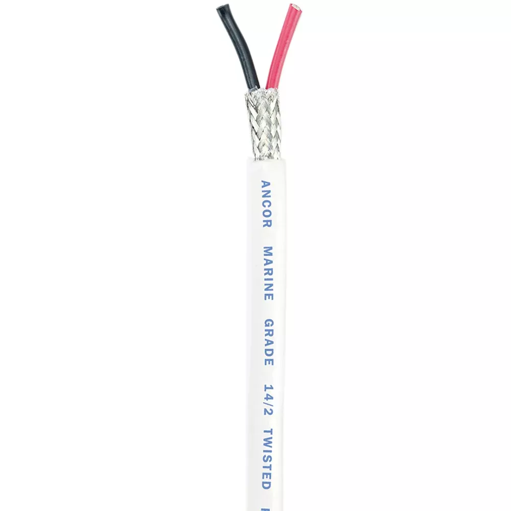 Ancor Twisted Pair wShield 142 AWG Round RedBlack 100 141410