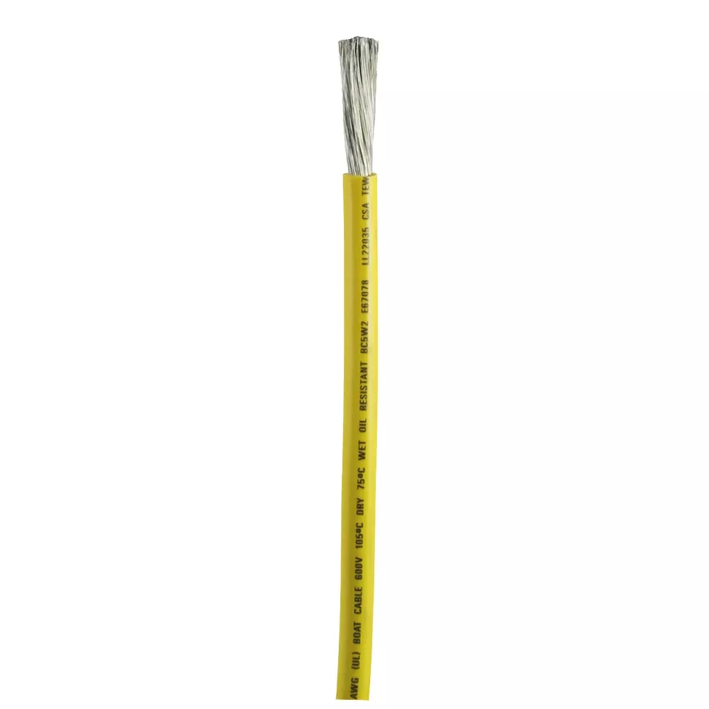Ancor Yellow 2 AWG Battery Cable - Sold By The Foot [1149-FT]