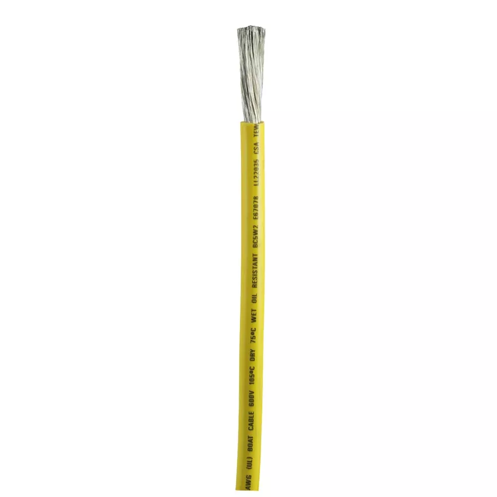 ancor-yellow-2-awg-battery-cable-sold-by-foot-1149ft Ancor Yellow 2 AWG Battery Cable Sold By The Foot 1149FT