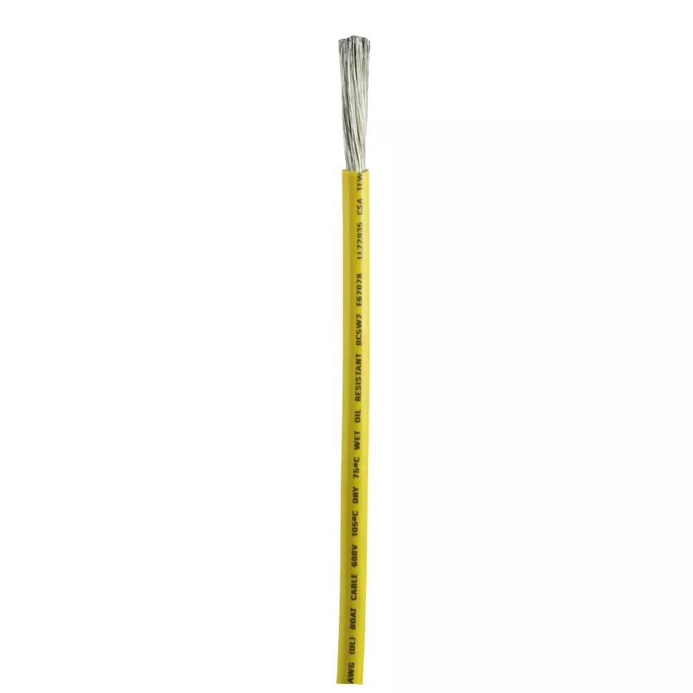 ancor-yellow-4-awg-battery-cable-sold-by-foot-1139ft Ancor Yellow 4 AWG Battery Cable Sold By The Foot 1139FT
