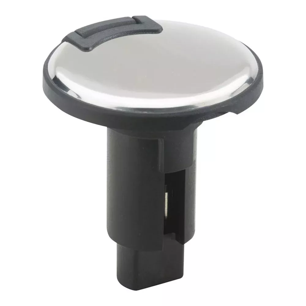 attwood-lightarmor-plugin-base-2-pin-stainless-steel-round-910r2psb7 Attwood LightArmor PlugIn Base 2 Pin Stainless Steel Round 910R2PSB7