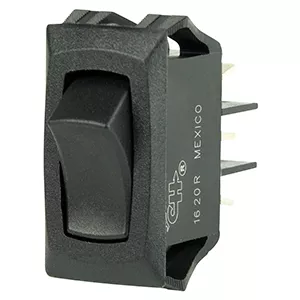 BEP Curved SPDT Mini Rocker Switch