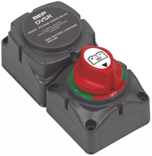 BEP Dual Voltage Sensing Relay Battery Selector Switch 714-140A-DVSR