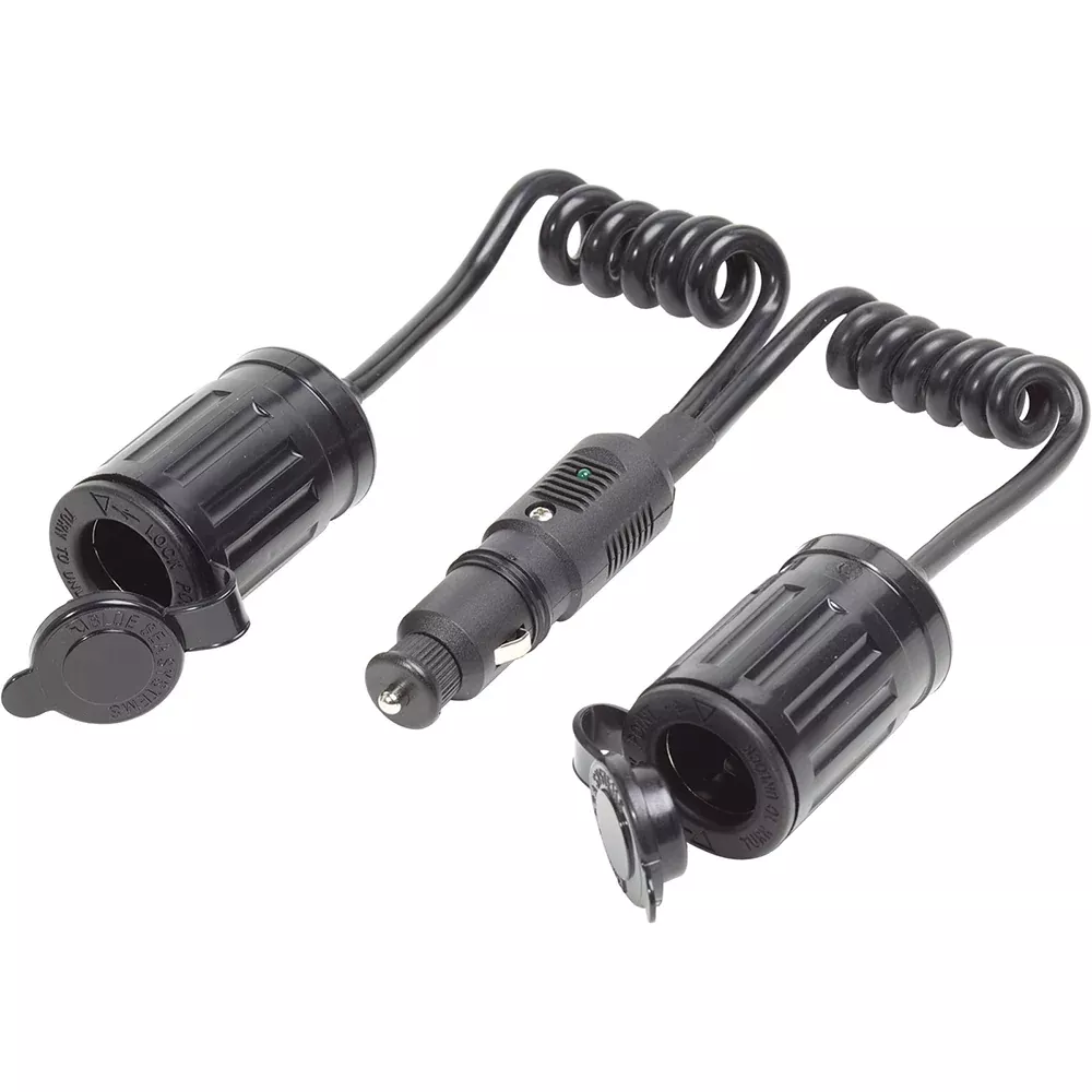 blue-sea-1013-single-plug-w-dual-socket-extension Blue Sea 1013 Single Plug w/Dual Socket Extension