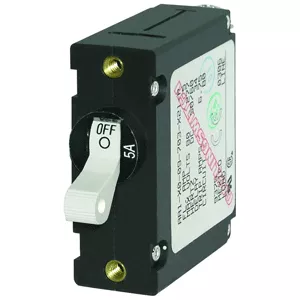 Blue Sea 7202 AC/DC Single Pole Magnetic World Circuit Breaker