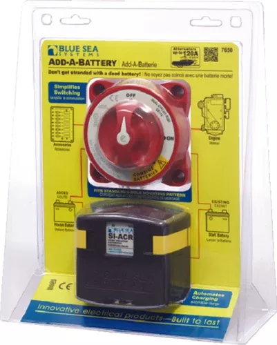 Blue Sea Battery Dual Circuit Plus Battery Switch 7650
