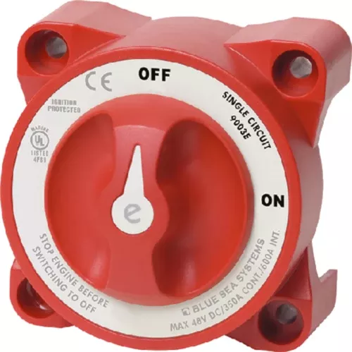 Blue Sea E-Series Battery Switch On/Off 9003E