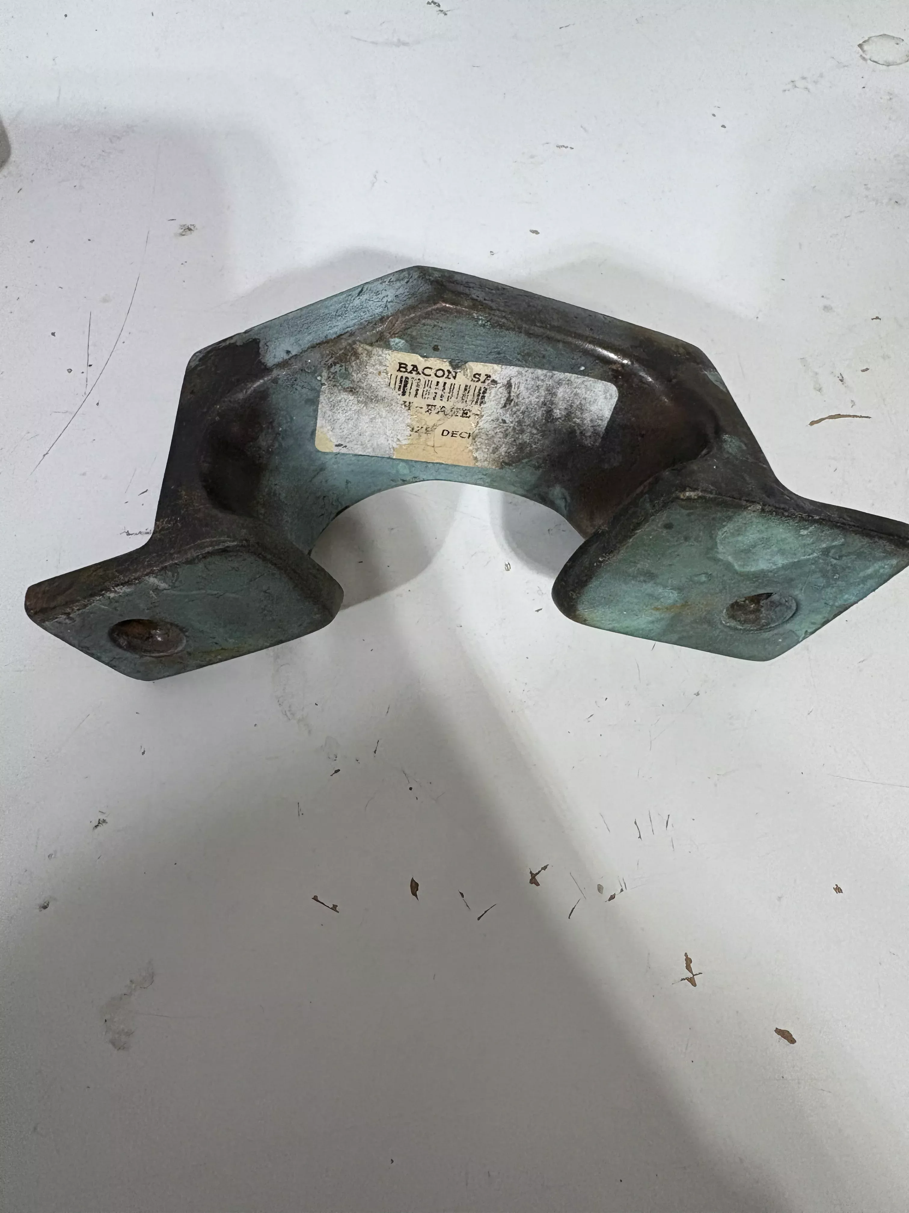 Bronze Angled Toe Rail Cleat