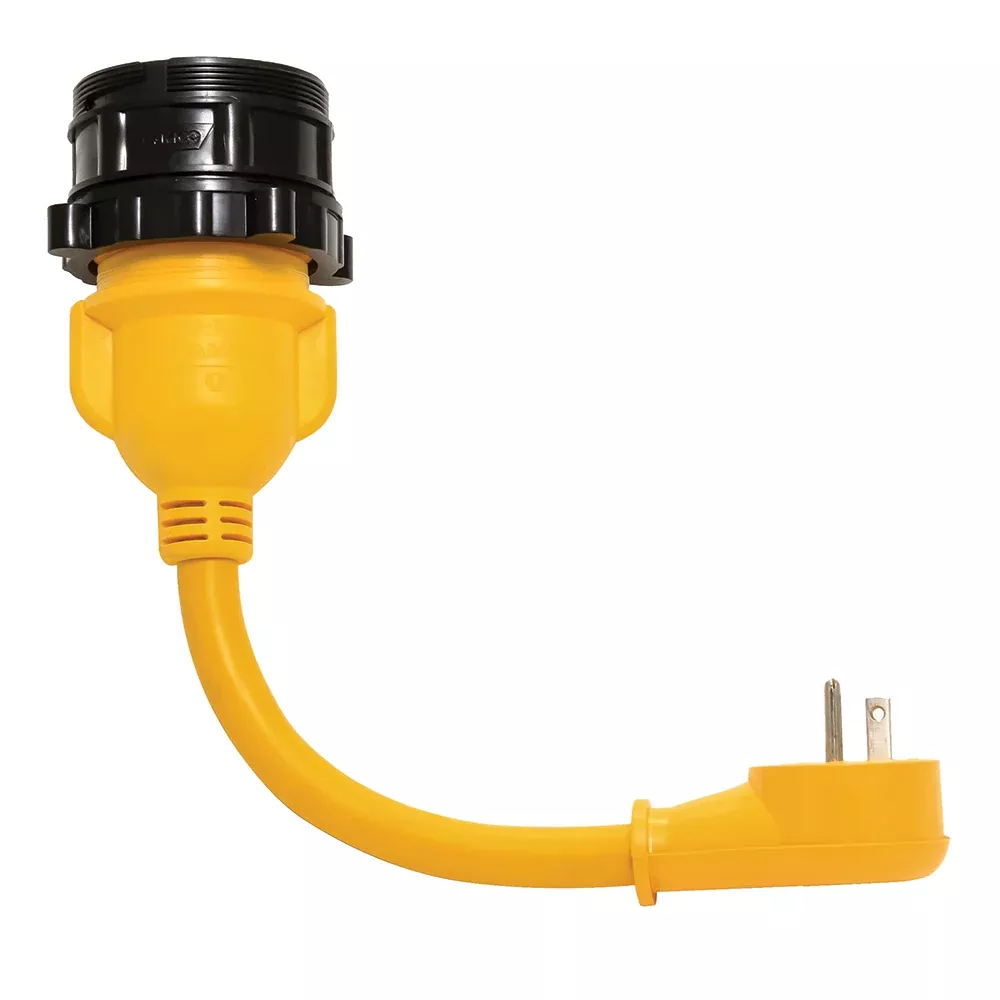 camco-powergrip-locking-adapter-15a125v-male-to-30a125v-female-locking-55635 Camco PowerGrip Locking Adapter 15A125V Male to 30A125V Female Locking 55635