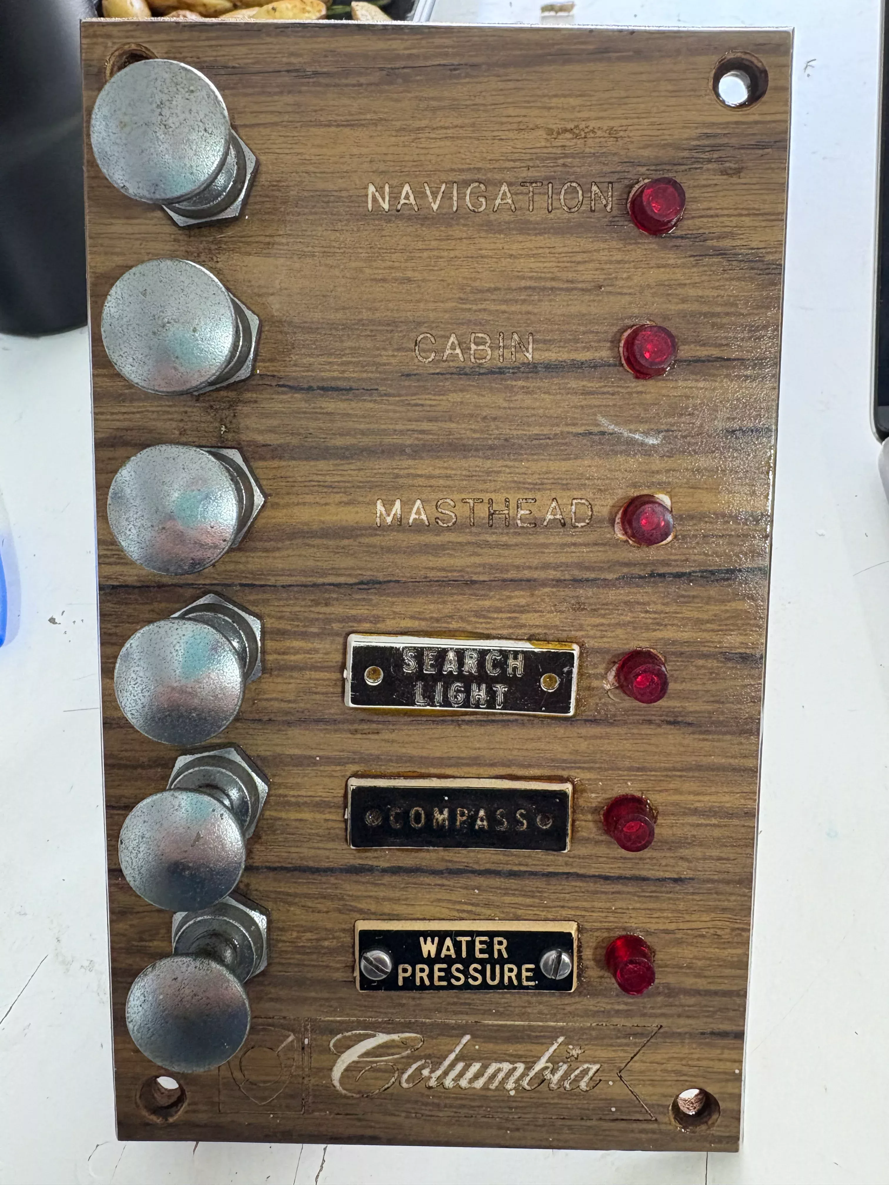 Columbia 36 Switch Panel