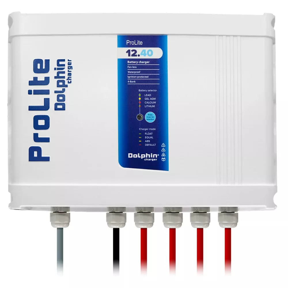 dolphin-charger-prolite-charger-4-bank-12v-40a-99240 Dolphin Charger ProLite Charger 4 Bank 12V 40A 99240
