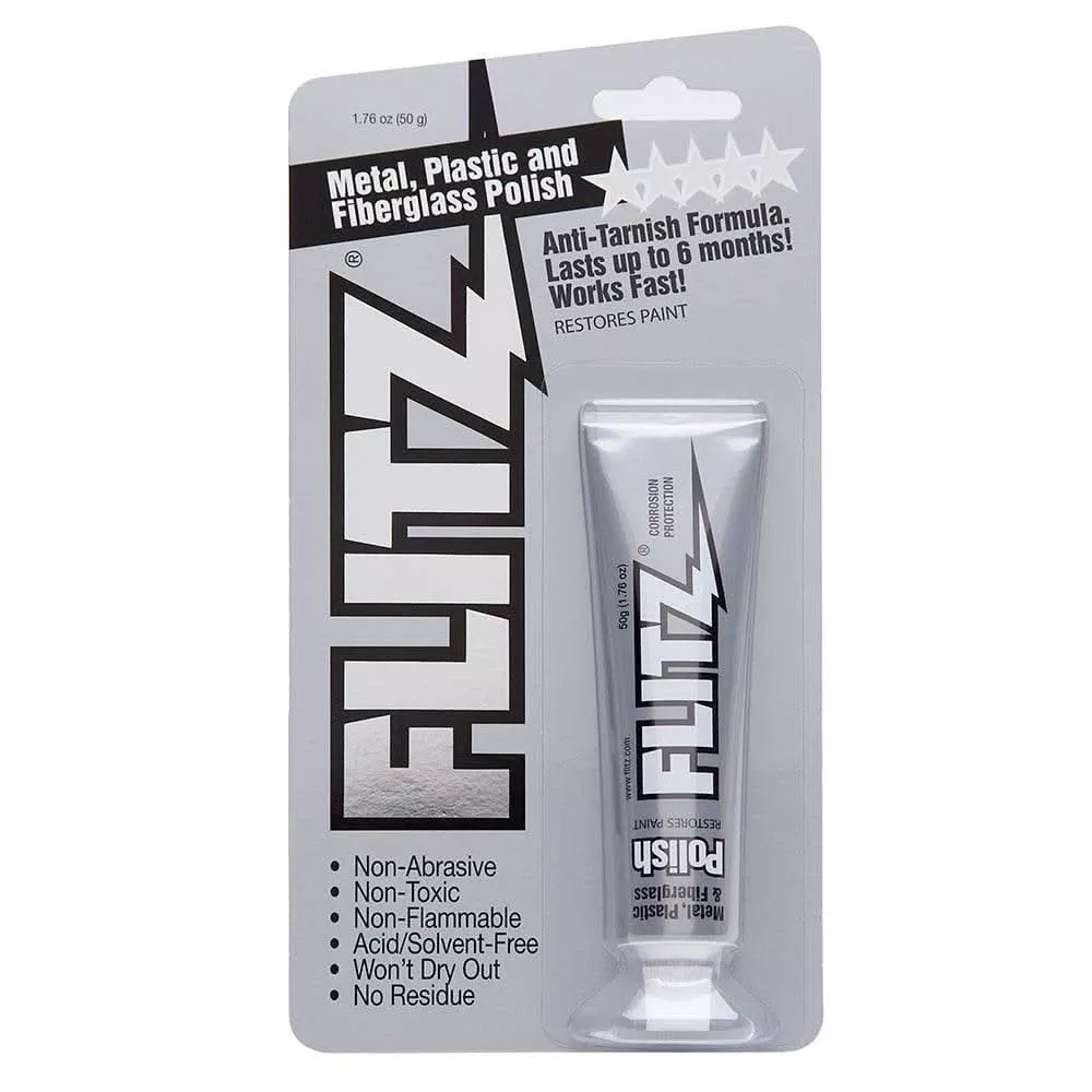 Flitz Polish - Paste - 1.76oz Tube - 10-Pack for Cleaning & Protecting