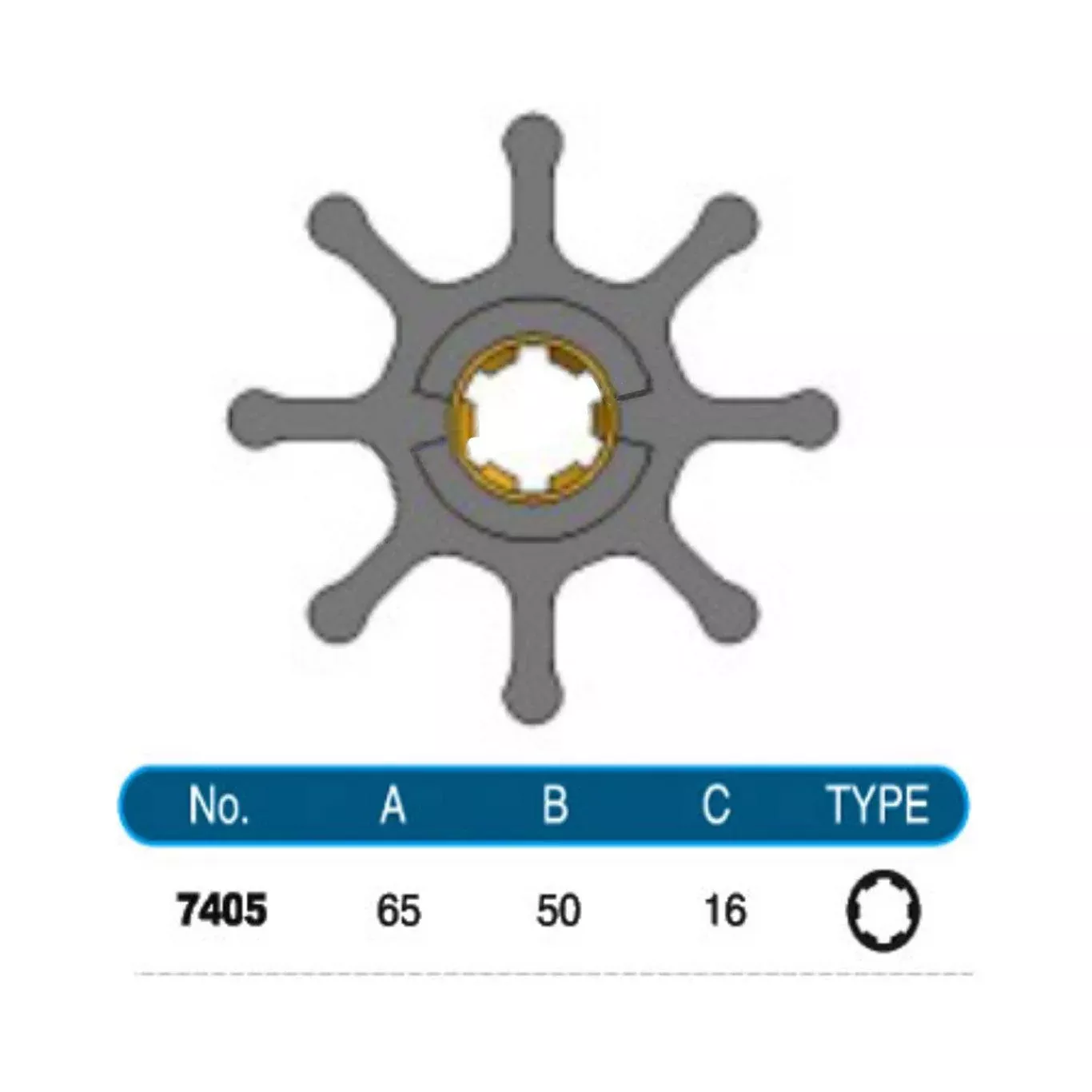 hatton-marine-7405-01k-jmp-marine-flexible-impeller-kit Hatton Marine - 7405-01K JMP Marine Flexible Impeller Kit