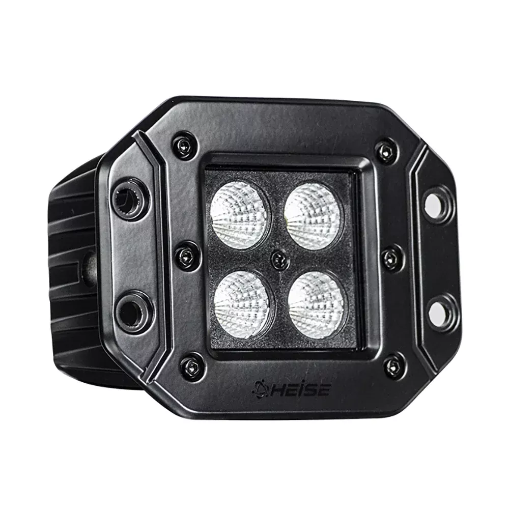 HEISE Blackout LED Cube Light Flush Mount 3 HEBFMCL2