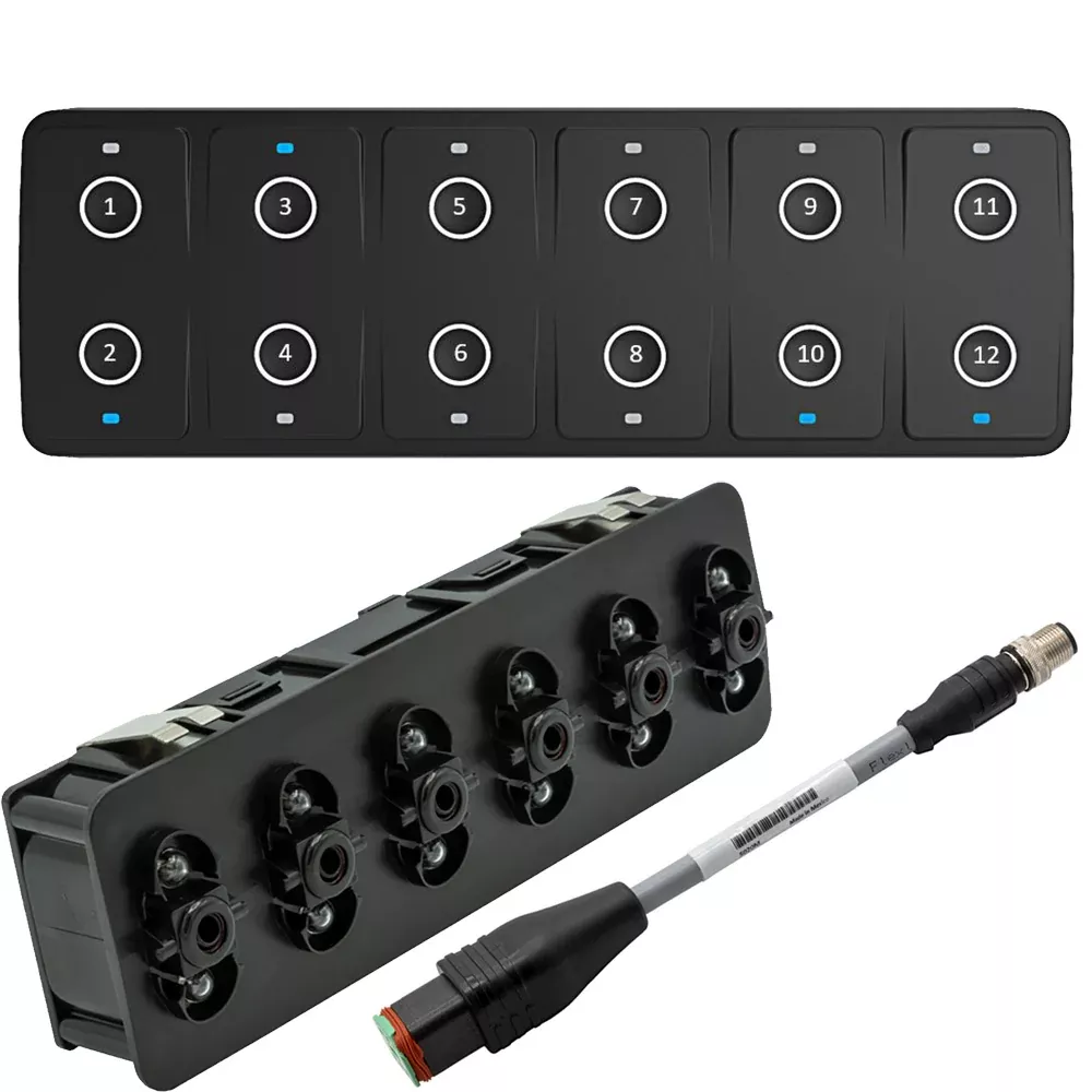 maretron-ckm12-keypad-wckm-to-nmea-2000-adapter-cable-02m-horizontal-orientation Maretron CKM12 Keypad wCKM to NMEA 2000 Adapter Cable 02M Horizontal Orientation A38022