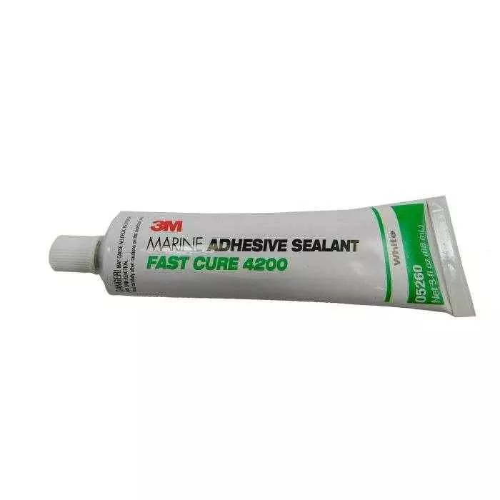 Marine Adhesive Sealant 4200 Fast Cure White - 3 oz.