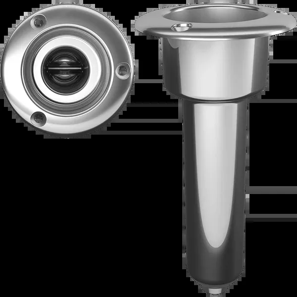 Mate Series 0 degree, Round Top 316 Stainless Drain-C1000D Rod Holder