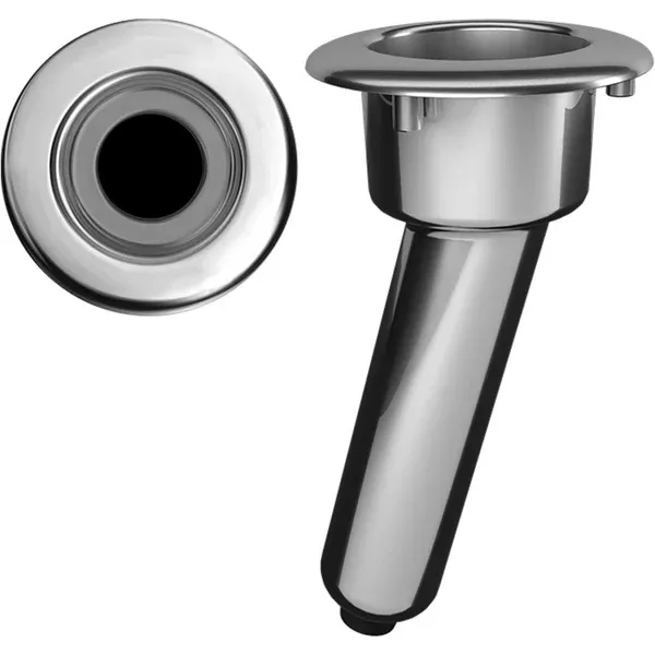 mate-series-15-degree-elite-screwless-round-top-316-stainless-drain-c1015ds-rod- Mate Series 15 degree, Elite Screwless ,Round Top 316 Stainless Drain -C1015DS Rod Holder