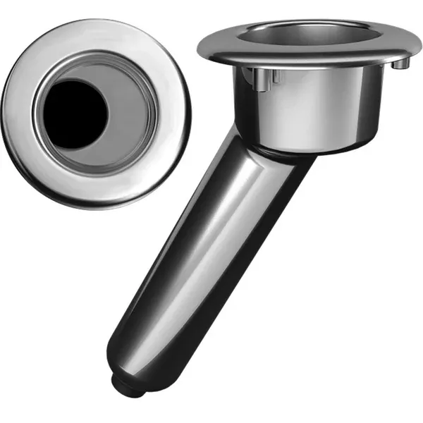 mate-series-30-degree-elite-screwless-round-top-316-stainless-drain-c1030ds-rod- Mate Series 30 degree, Elite Screwless ,Round Top 316 Stainless Drain -C1030DS Rod Holder