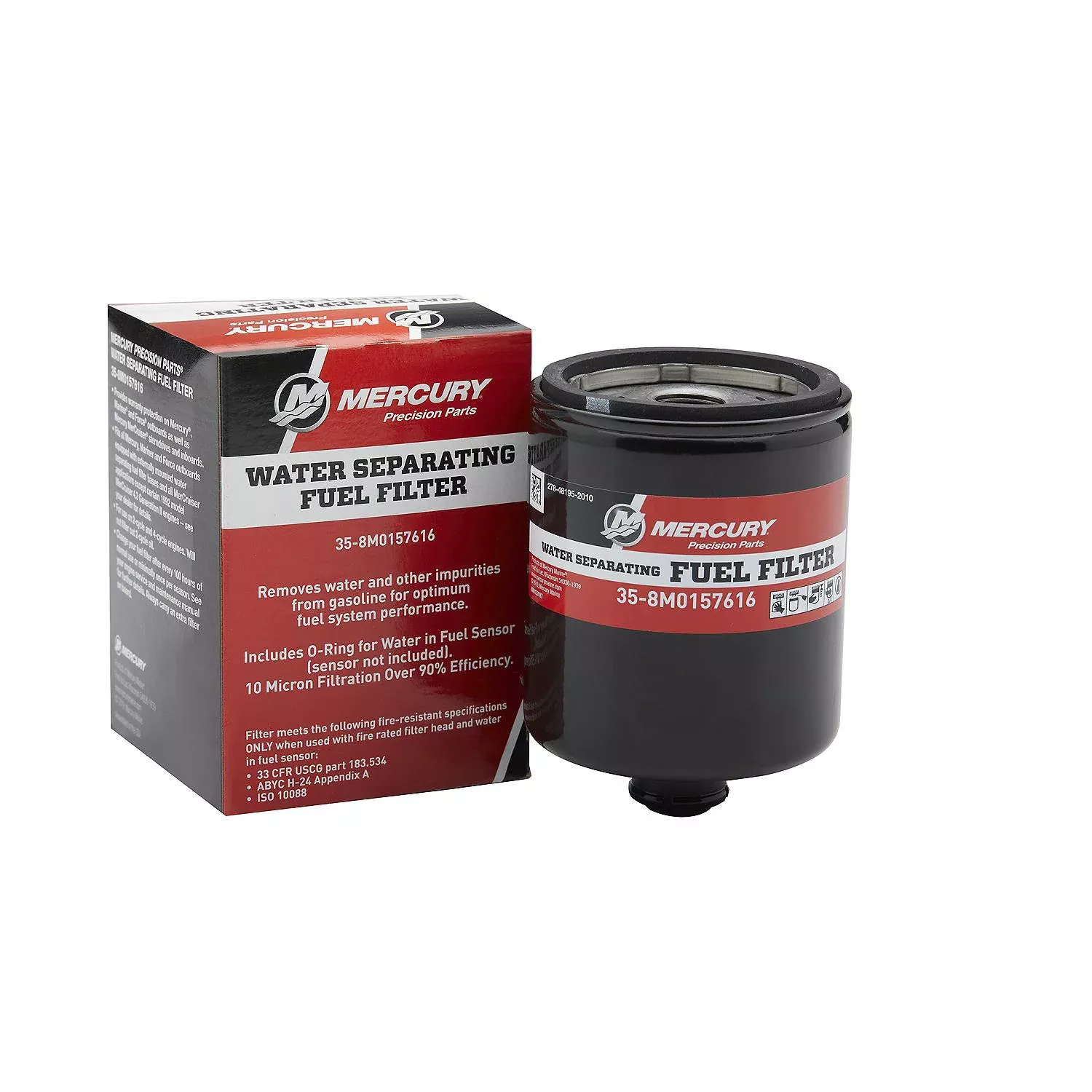 Mercury 8M0157616 Water Separating Fuel Filter for Verado Engines