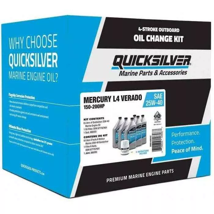 Mercury Oil Change Kit - 200-400 HP L6 Verado