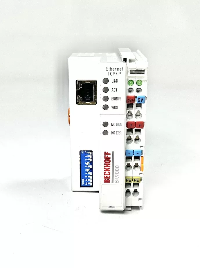 new-beckhoff-bk9000-ethernet-coupler-tcp-ip-24-vdc-supply-oem -NEW- Beckhoff BK9000, Ethernet Coupler, TCP/IP, 24 VDC Supply, OEM