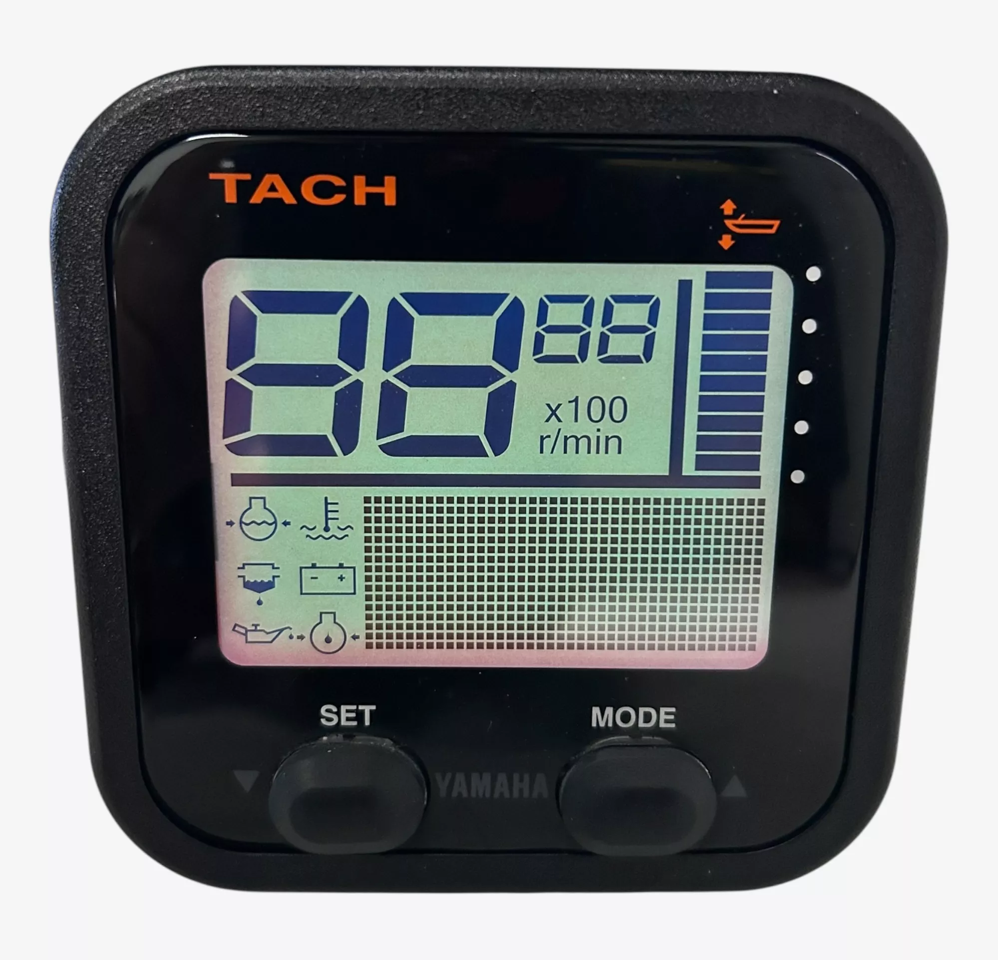 new-lcd-yamaha-6y8-8350t-01-00-square-tachometer-gauge -NEW LCD- Yamaha 6Y8-8350T-01-00 , Square Tachometer Gauge