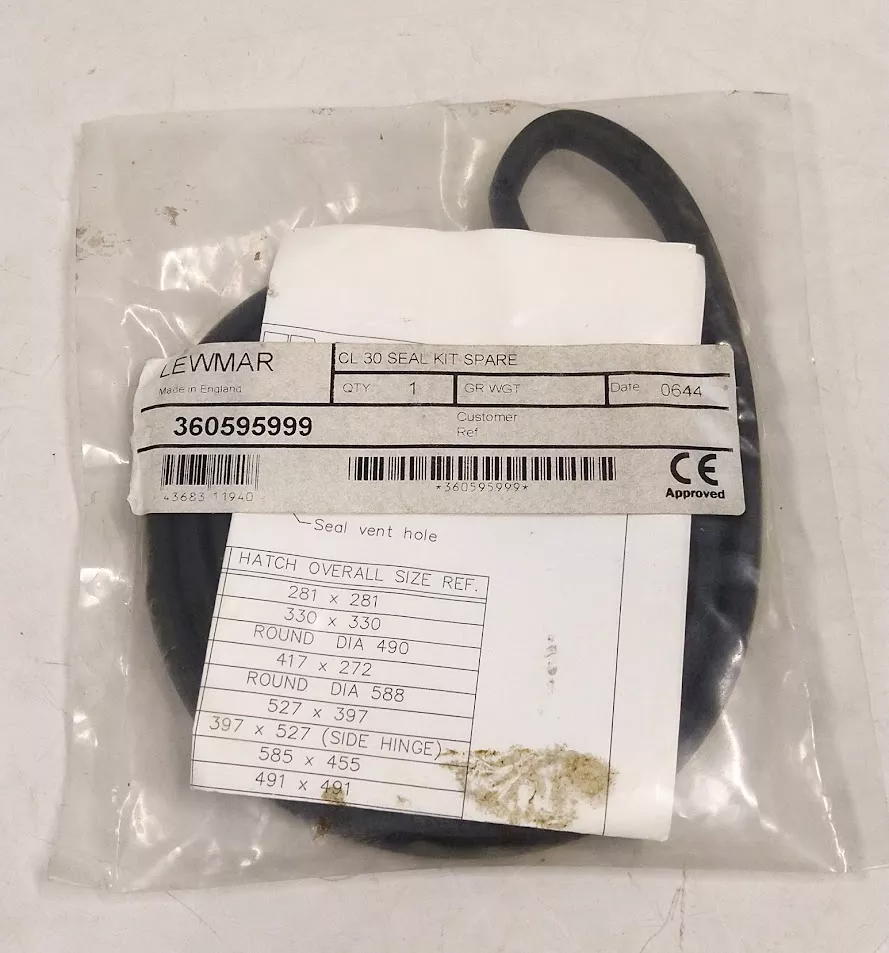 -NEW- Lewmar 360595999, CL30 Seal Kit Spare