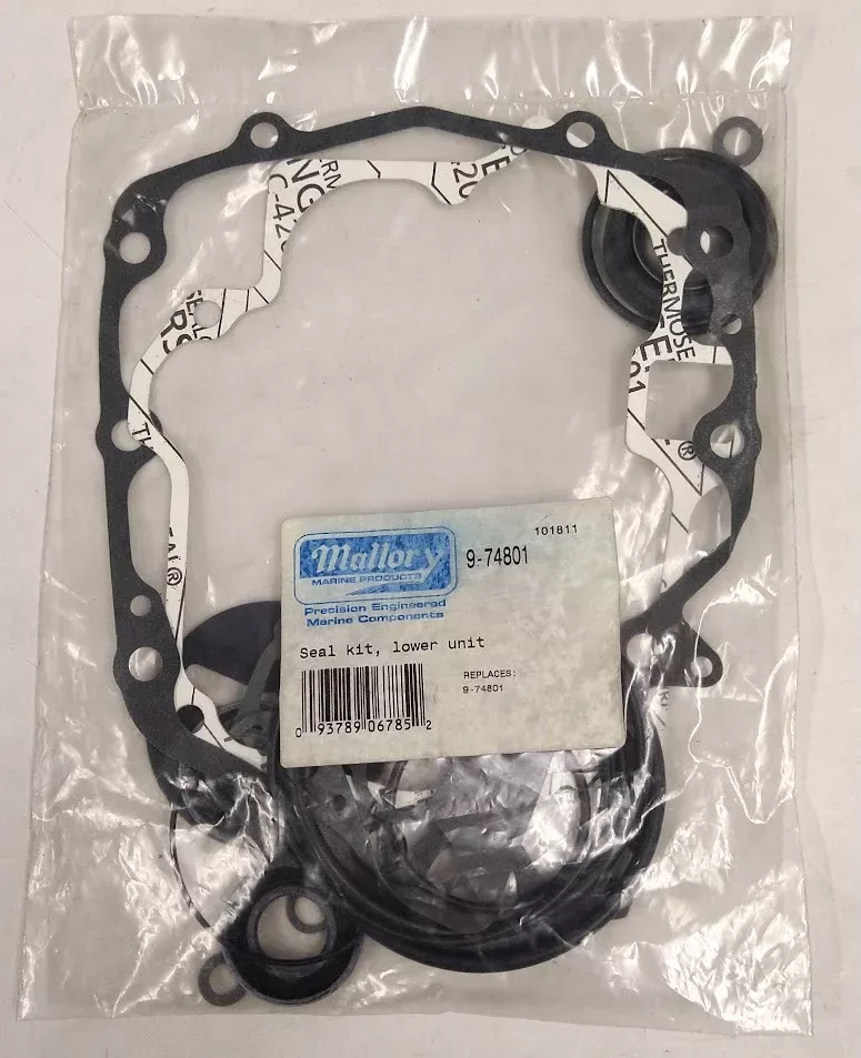 new-mallory-marine-9-74801-lower-unit-seal-kit-oem -NEW- Mallory Marine 9-74801, Lower Unit Seal Kit, OEM