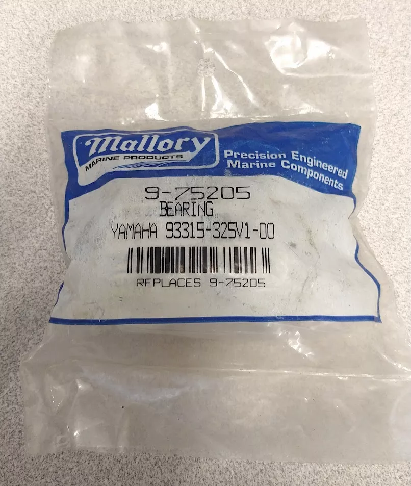 -NEW- Mallory Marine 9-75205, Bearing, Yamaha 93315-325V1-00