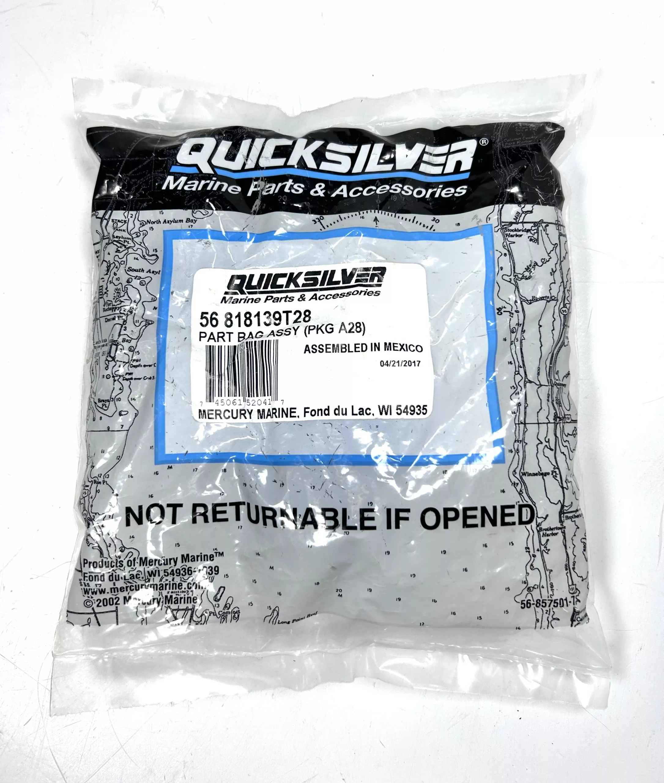 new-mercury-quicksilver-56-818139t28-ignition-switch-parts-bag-assembly-oem -NEW- Mercury Quicksilver 56-818139T28, Ignition Switch Parts Bag Assembly , OEM