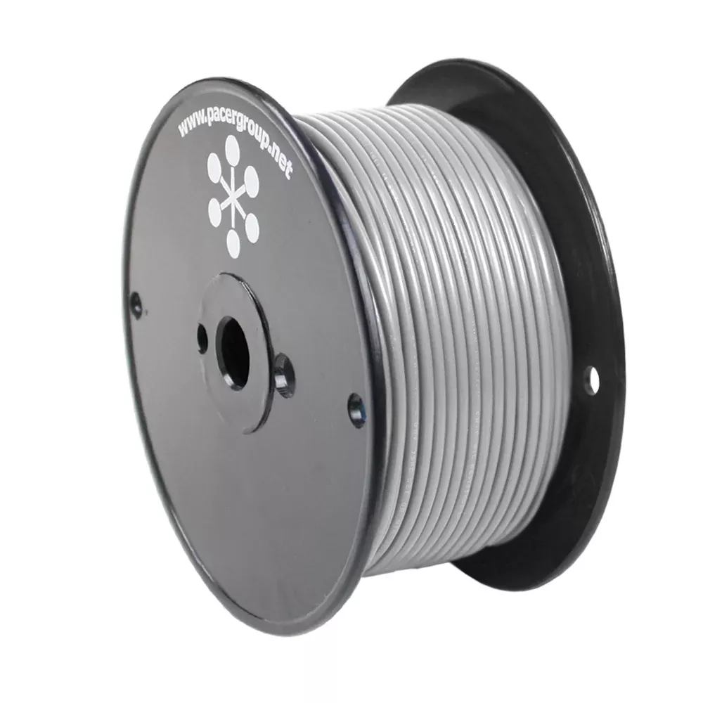Pacer Grey 18 AWG Primary Wire - 250[WUL18GY-250]