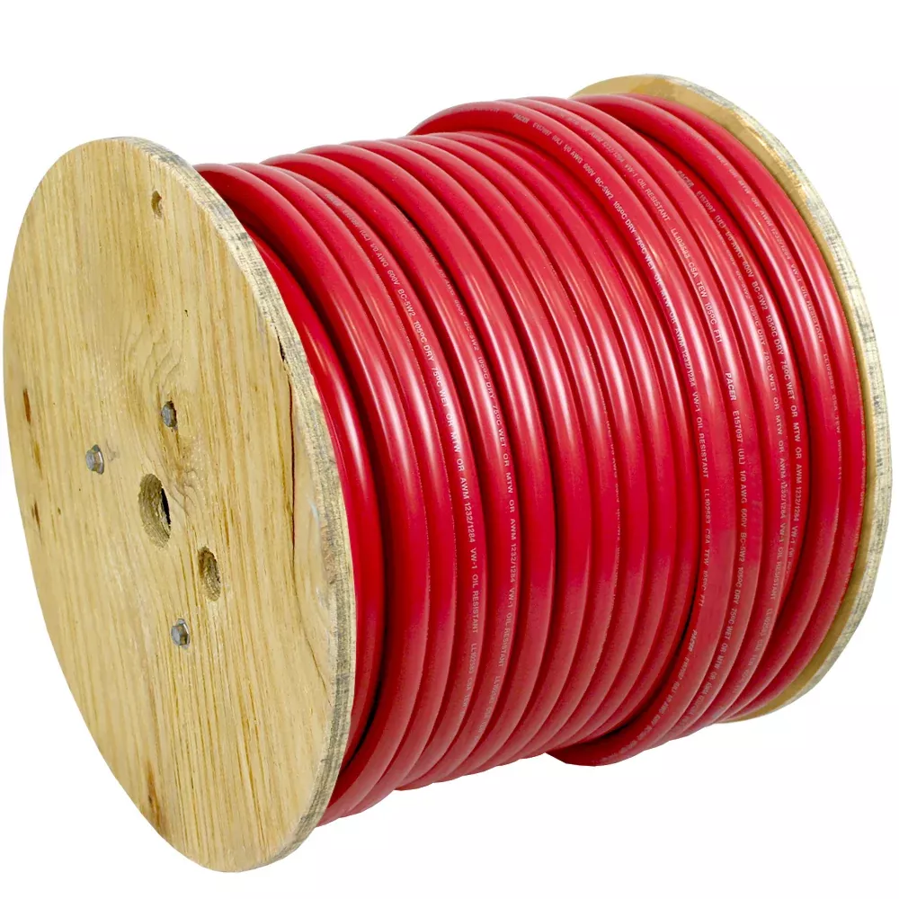 Pacer Red 4 AWG Battery Cable - 250[WUL4RD-250]