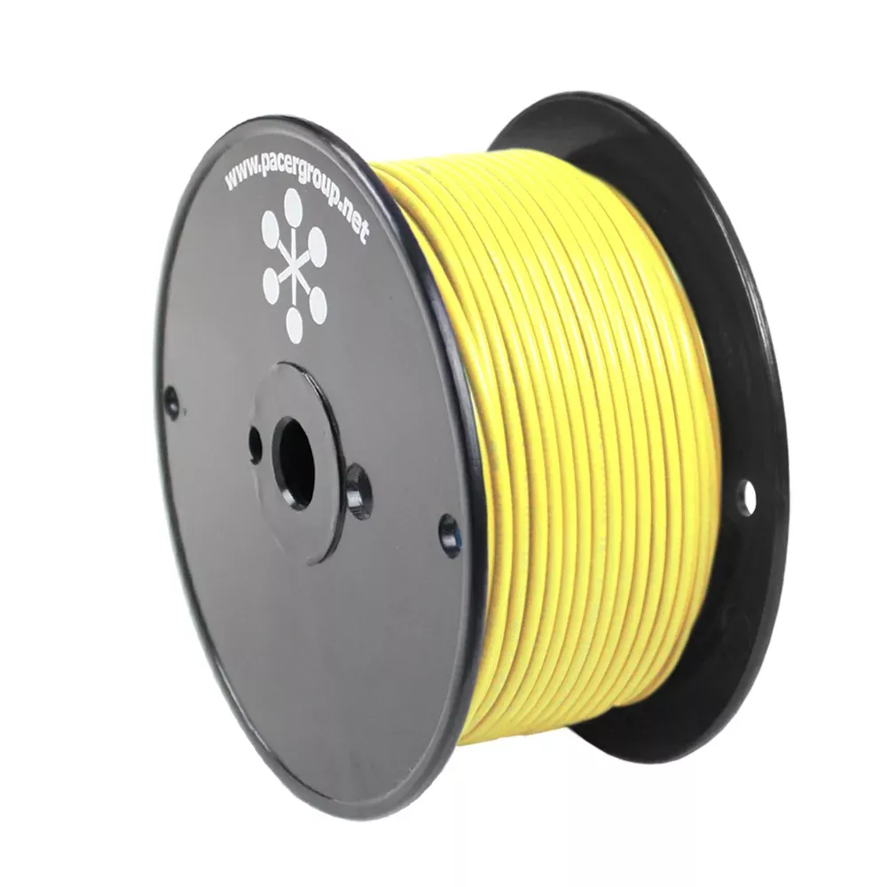 Pacer Yellow 18 AWG Primary Wire - 250[WUL18YL-250]