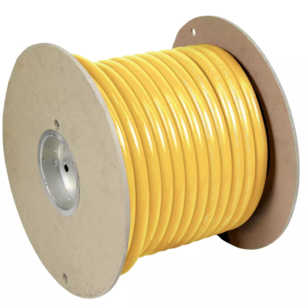 Pacer Yellow 4/0 AWG Battery Cable - 100[WUL4/0YL-100]