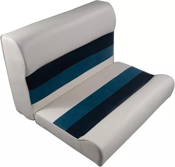 premium-series-28-pontoon-bench-seat-cushion-set-3000-aadk-white-navy-blue Premium Series 28" Pontoon Bench Seat Cushion Set 3000-AADK White/Navy/Blue